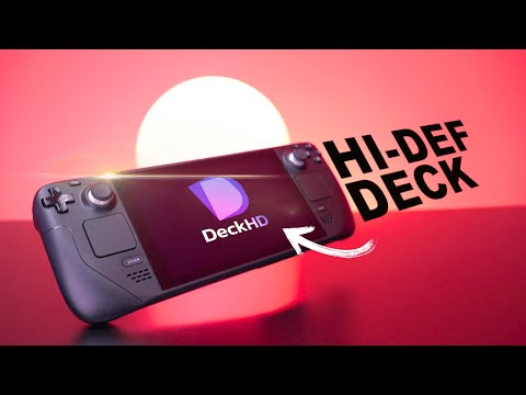 This Steam Deck Screen Mod Is Incredible! | FULL DeckHD Install Tutorial And Review