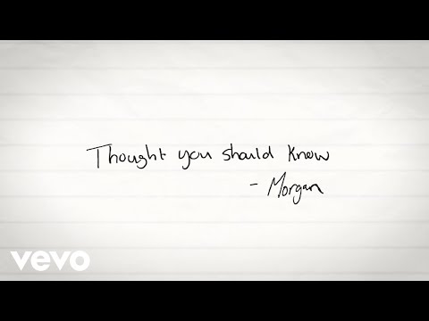 Morgan Wallen - Thought You Should Know (Lyric Video)