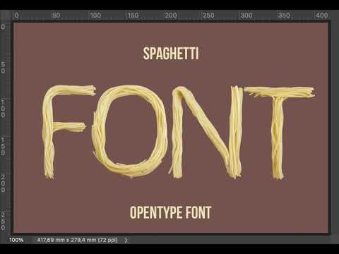 Spaghetti Font