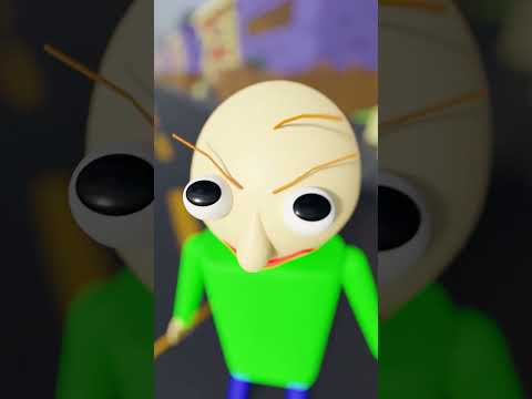 Subway Surfers animation shorts, what if he meets Baldi 3D