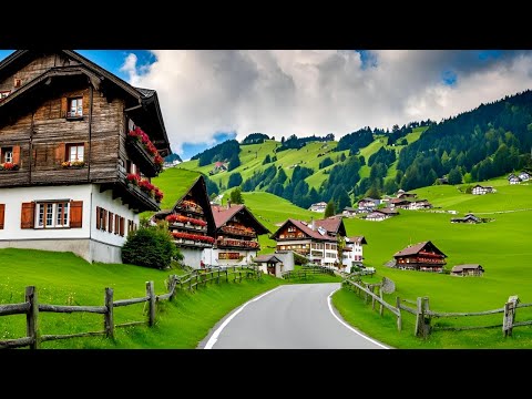 🇨🇭Driving In Switzerland Countryside _ Spectacular Mountain View In Appenzell