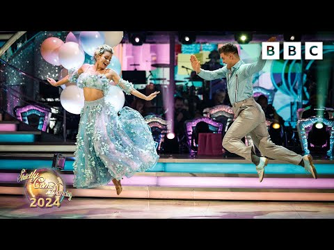 Tasha Ghouri and Aljaz Skorjanec Quickstep to Fantasy by Mariah Carey ✨ BBC Strictly 2024