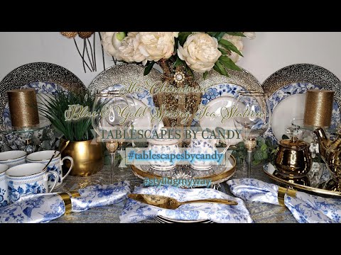 The Chinoiserie Spring Glam Tea Station | Beautiful Spring Décor Ideas | Styling My Way