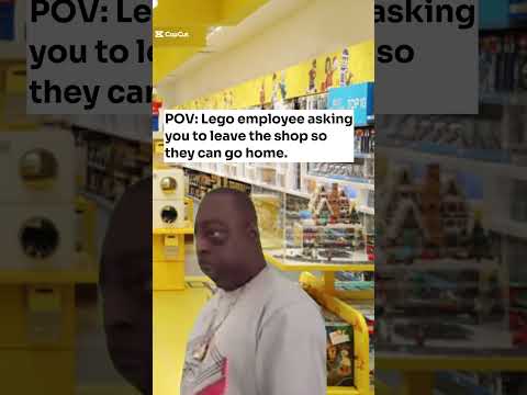 POV: Lego employee asking you to leave the shop