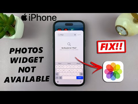 Photos App Not Appearing In iPhone Widgets List - Quick FIX