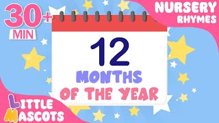 ✨Months Of The Year + The Bath Song + more Little Mascots Nursery Rhymes & Kids Songs