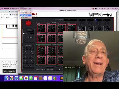 Using the Akai MPK MINI keyboard with Reaper