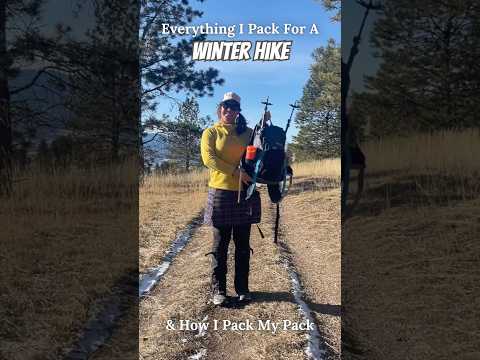 Everything I Pack For A Winter Hike (& How I Pack My Pack)