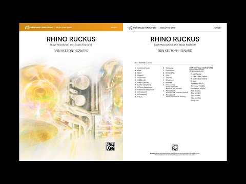 Rhino Ruckus, by Erin Keeton-Howard – Score & Sound