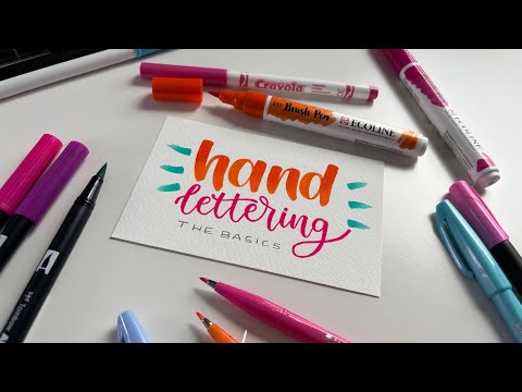 How to - Hand lettering tutorial. Hand lettering for beginners