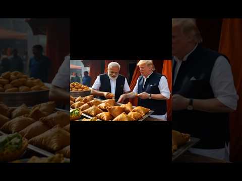 "Donald Trump & Narendra Modi Selling Samosas at Mahakumbh