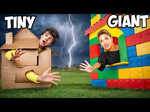 Giant Vs Tiny Safest House Challenge!