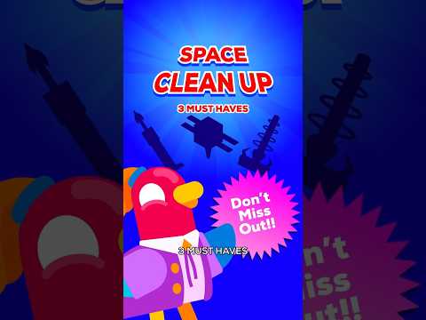 How to Clean Up Space Debris #shorts