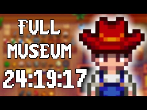 I Completed the Museum as Fast as Possible in Stardew Valley!