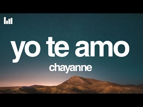 Chayanne - Yo Te Amo (Letra/Lyrics)