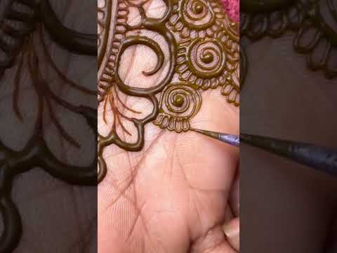 simple mehandi tutorial।। मेहंदी डिजाइन।।#shorts #mehandidesign #hennapattern #heenamehandi