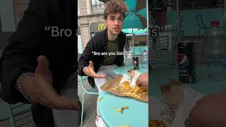 Can Italians eat FRENCH fries?! #fabioandben #shorts