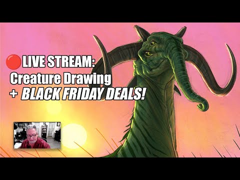 🔴 LIVE: Creature Design + Black Friday Deals (fixed)