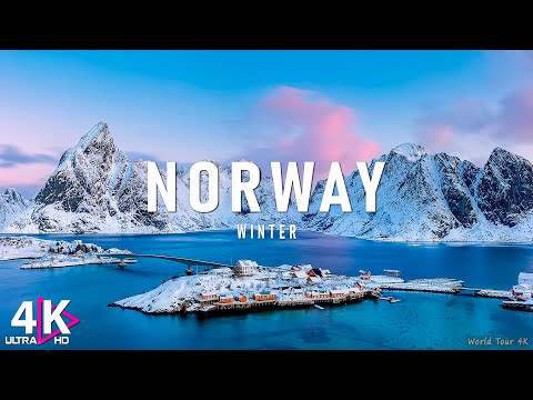 Winter Norway 4K Ultra HD • Stunning Footage Norway, Scenic Relaxation Film with Calming Music