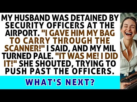 My Husband Was Detained At The Airport  'I Gave Him My Bag!' I Said, And My MIL Suddenly Turned