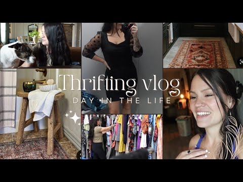 Let's go thrifting !!! DAY IN THE LIFE VLOG ! I found some cute stuff 🙌