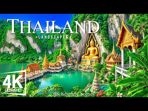 THAILAND 4K • Relaxation Film With Beautiful Piano Music • Relaxation Film 4K HD