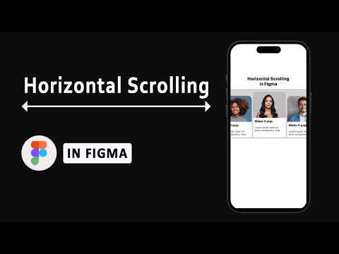 Horizontal Scrolling in Figma | Prototyping with Scrolling Animations