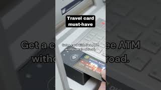 Ditch ATM Fees Abroad! 💳💸 #TravelHacks #TravelCard #MoneySavingTips