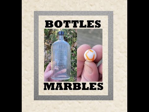 Trash Pile Archaeology - Bottle Digging - Antiques - Vintage Marbles - Toys - American Pickers -