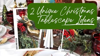 Traditional vs Modern: 2 Christmas Tablescape Ideas from Target