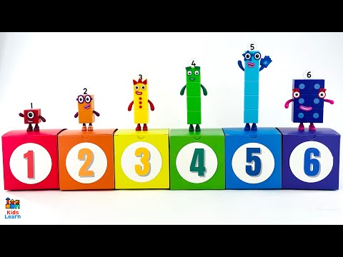 Counting & Numbers Toy Learning Educational Activity w/Numberblocks & Colors in Spanish & English