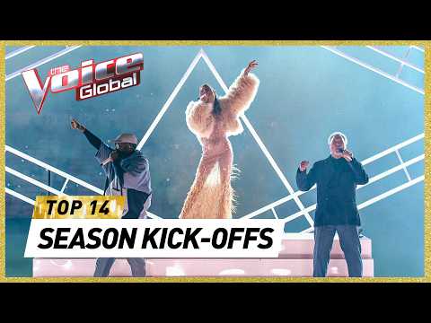 All COACH SEASON OPENINGS on The Voice 2024 Worldwide