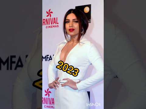 Evolution of Bhumi padnekar from 2011 to2023#short#bhumipadnekar#viralvedio