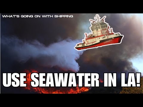 Using Seawater To Fight Fires in SoCal | Why No Water | Fireboats | Seawater Myths!