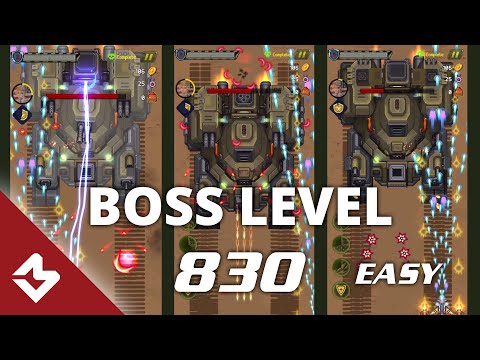 Boss Level 830 - Bulwark Juggernaut - 1945 Air Force Game