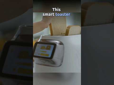 A smart kitchen gadget for true toast lovers! #techlover #smarttoaster ##kitchentech #toast