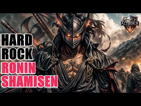 Best Hard Rock Japanese Ronin Shamisen 🎸Ronin Rock Motivation [ Powerful Metal Melodies sound ] 音楽