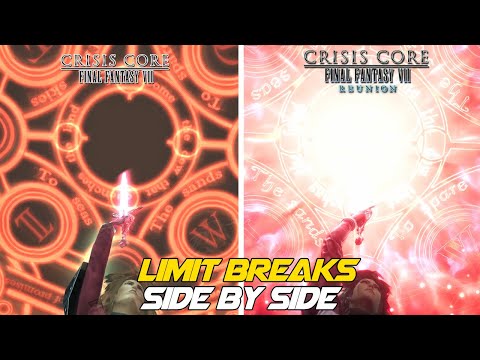 Final Fantasy VII Reunion - All Enemy Limit Break Comparison - Original vs Reunion - Side by Side