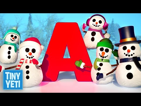 Learn the Alphabet with the Five Little Snowmen! Learn the ABCs in this Fun Animated Alphabet Song