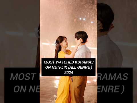 Most watched kdramas on Netflix (all genre) 2024 #shorts #subscribe