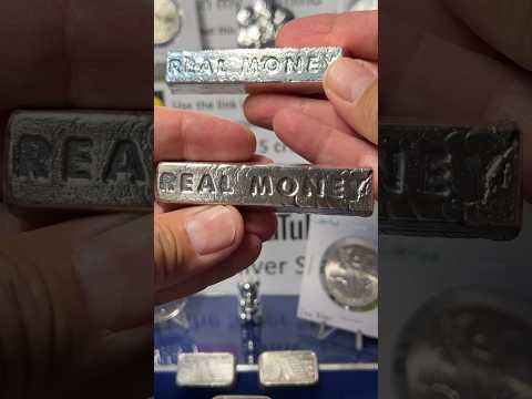 REAL MONEY - An Original Silver Pour #tthesilverstacker