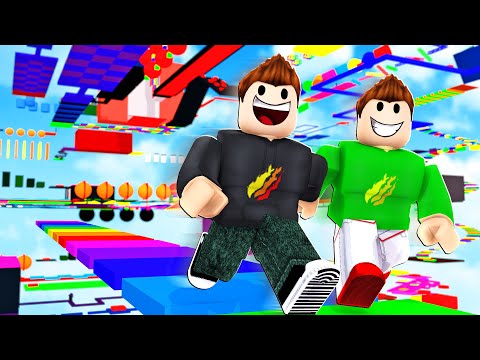 Little Brother vs WORLD'S BIGGEST OBBY! - Roblox Challenge