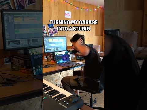 TURNING MY GARAGE INTO A STUDIO!!!