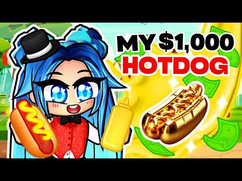 My $1,000,000 Hot Dog Factory in Roblox!