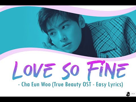 Love So Fine - Cha Eun Woo 여신강림 OST Part 8 (Easy Lyrics)