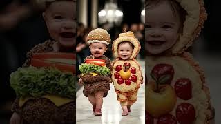 cutest baby #cute #aifashionshow #baby #cutebaby #funny #food #runwayshow #ai