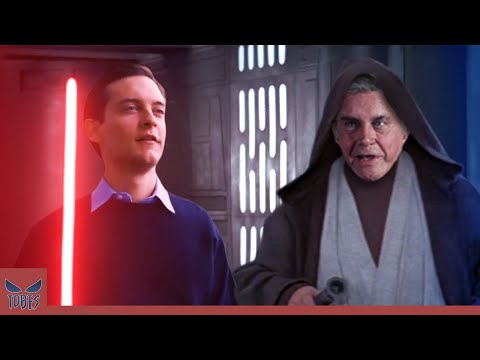 Darth Bully Maguire kills Uncle Ben Kenobi