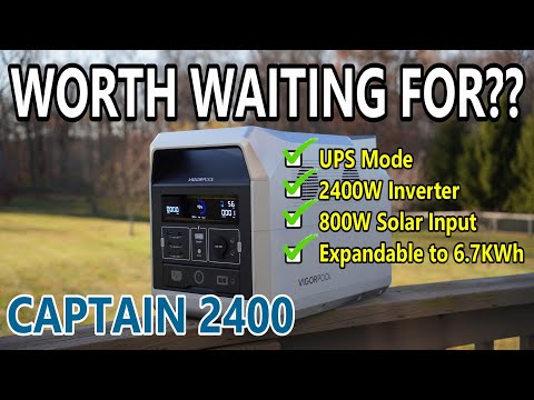 A NEW Full-Featured Budget 2400W Power Station: Captain 2400