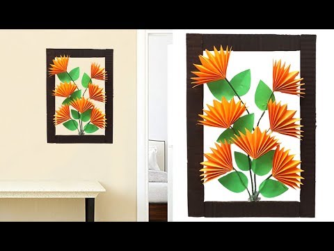 Unique frame wall decoration ideas|| DIY paper crafts|| Easy home decoration ideas