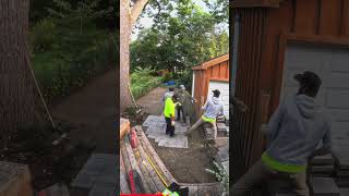 Transforming a backyard, one interlocking piece at a time! Watch the magic unfold in this time lapse